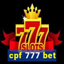 cpf 777 bet