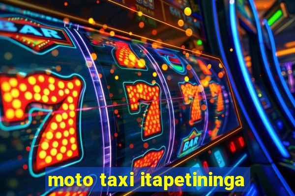 moto taxi itapetininga