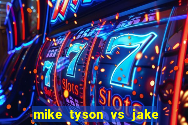 mike tyson vs jake paul assistir online