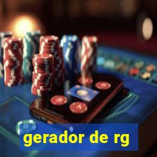 gerador de rg