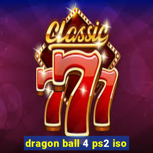 dragon ball 4 ps2 iso