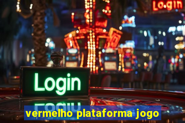 vermelho plataforma jogo