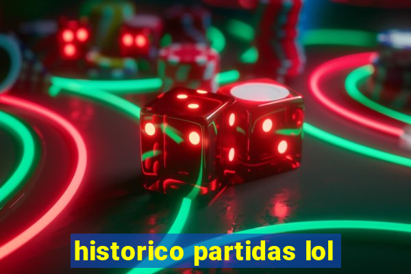 historico partidas lol