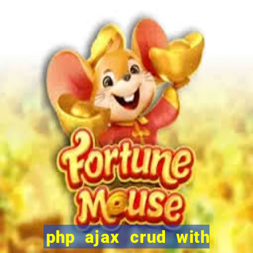 php ajax crud with datatables and bootstrap modals