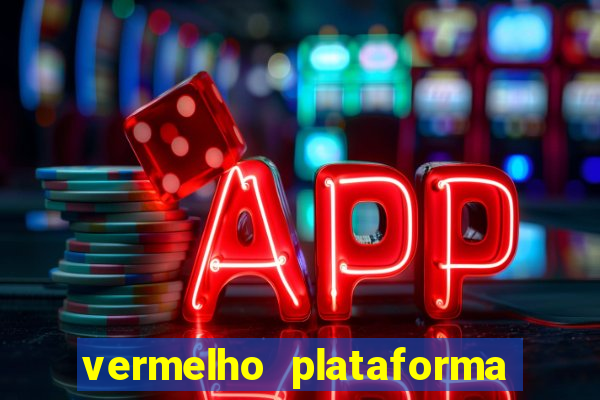 vermelho plataforma de jogos