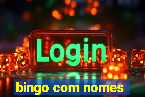 bingo com nomes