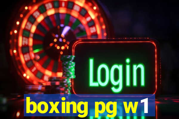 boxing pg w1